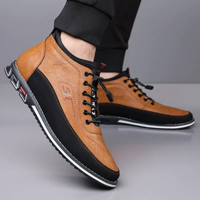 High-top Men's Casual Dress Orthopedic Dress Shoes（Upgraded）