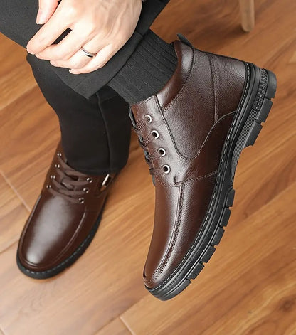 Men's Genuine Thermal Plush Winter Boots - Bellkmart