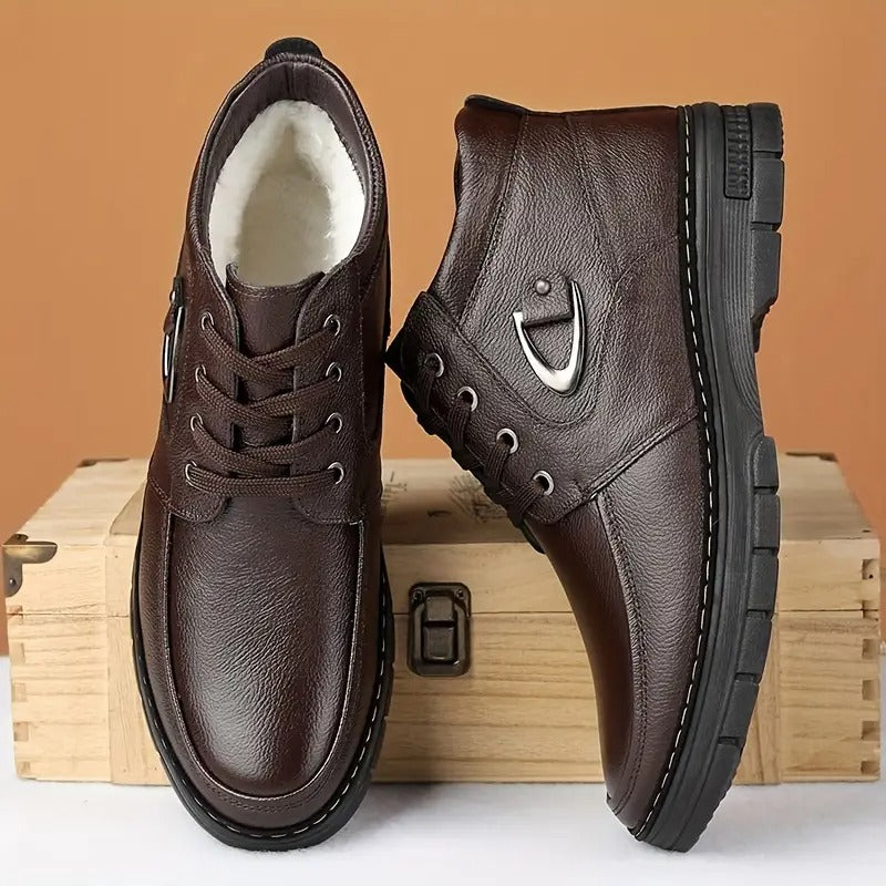 Men's Genuine Thermal Plush Winter Boots