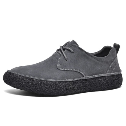 Suede Retro Chunky Casual Shoes - Bellkmart