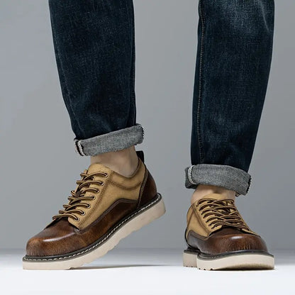 Men's Stylish Lace-Up Oxford Shoes