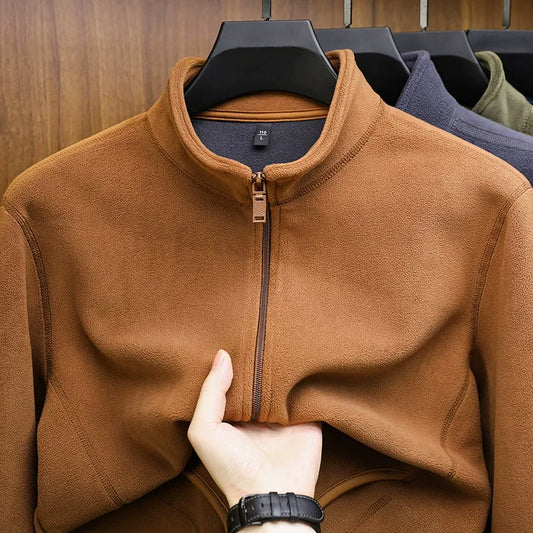 Warm stand-up collar outdoor sports jacket