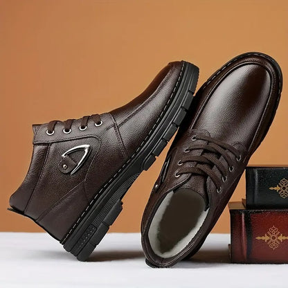 Men's Genuine Thermal Plush Winter Boots - Bellkmart