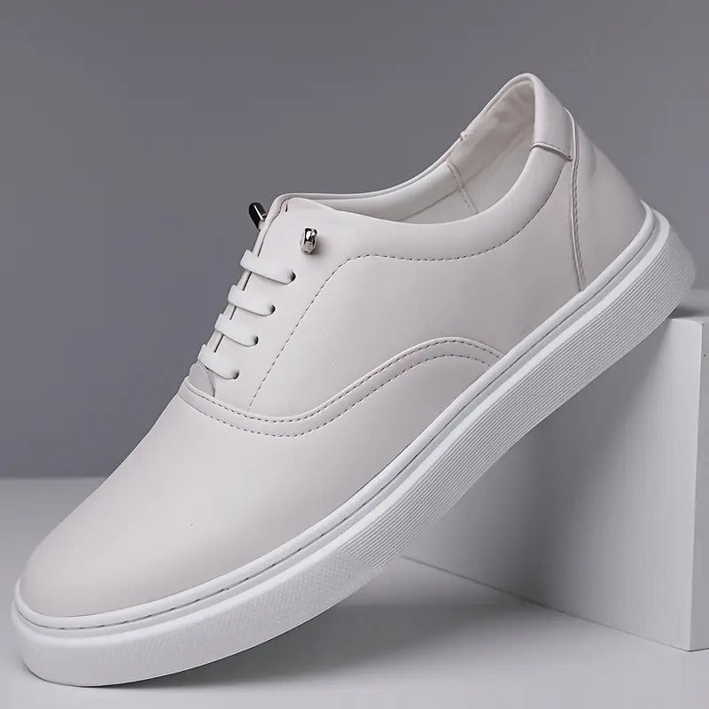 Men's Solid Color Slip On Skateboard Shoes