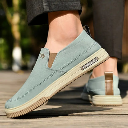 Men's Lightweight Breathable Slip-On Canvas - Bellkmart