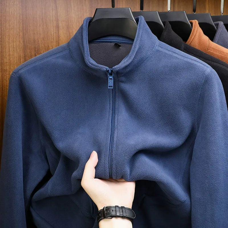 Warm stand-up collar outdoor sports jacket