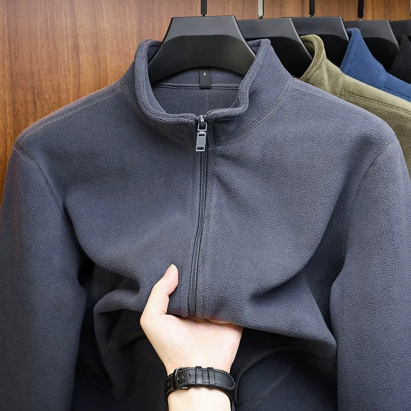 Warm stand-up collar outdoor sports jacket