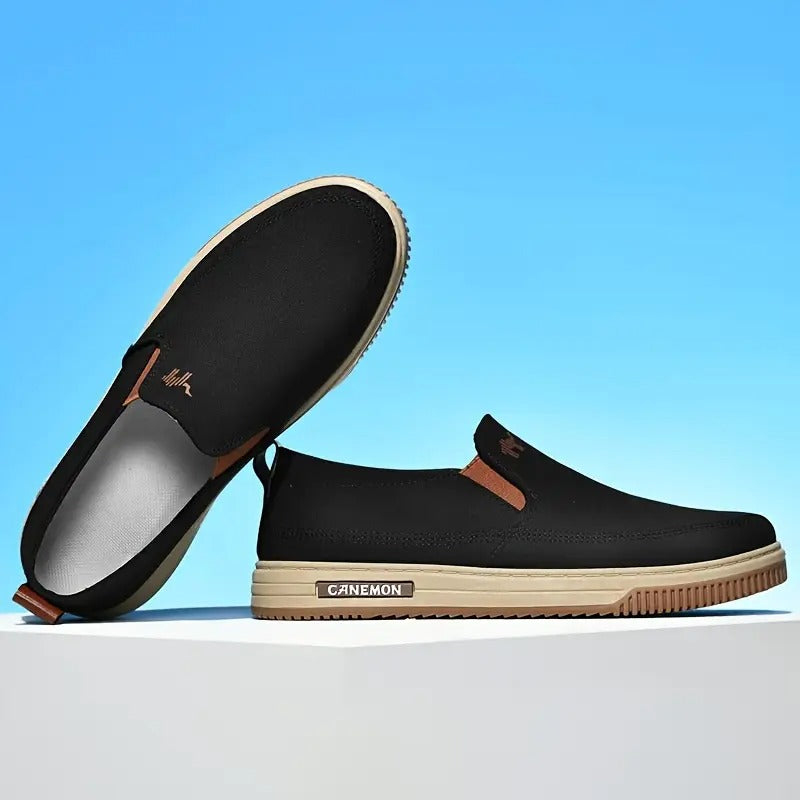 Men's Lightweight Breathable Slip-On Canvas - Bellkmart