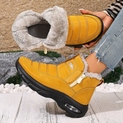 Women's Air Cushion Waterproof Winter Snow Boots - Bellkmart