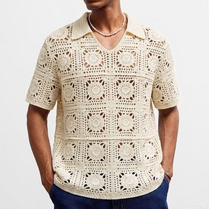 Ivory Crochet Shirt
