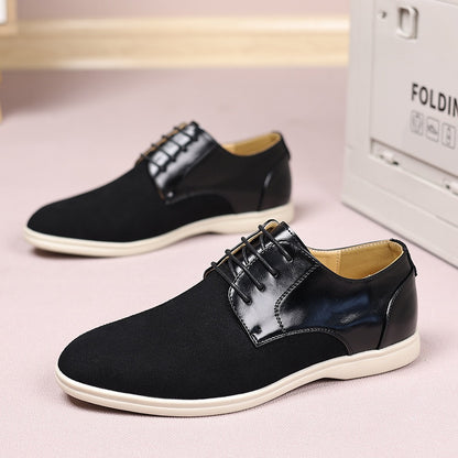 Suede and nubuck leather business shoes