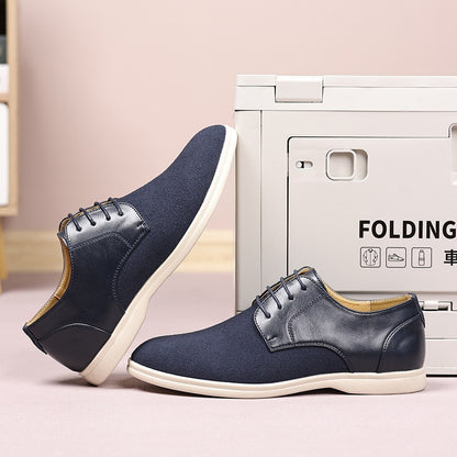 Suede and nubuck leather business shoes