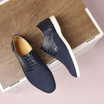 Suede and nubuck leather business shoes
