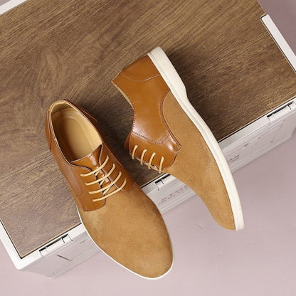 Suede and nubuck leather business shoes