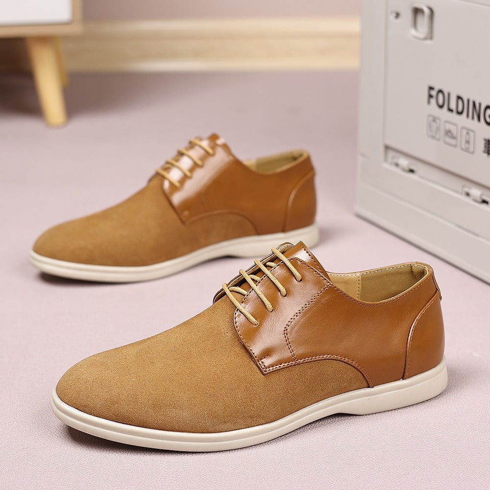 Suede and nubuck leather business shoes