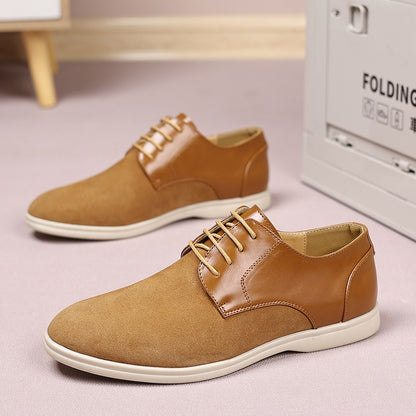 Suede and nubuck leather business shoes