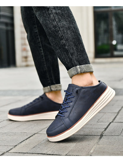 Men's fleece-lined outdoor slip-on shoes