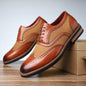 Carved Oxford comfortable breathable shoes - Bellkmart