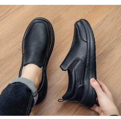 Comfortable orthopedic leather shoes