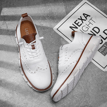 Hollow Breathable Comfy Orthopedic Sneakers - Bellkmart