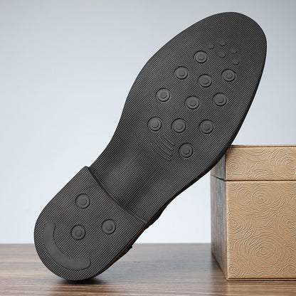 Carved Oxford comfortable breathable shoes - Bellkmart