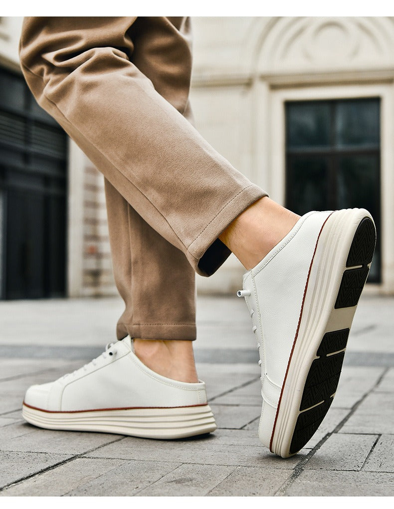 Men's fleece-lined outdoor slip-on shoes