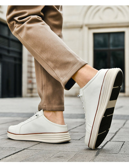 Men's fleece-lined outdoor slip-on shoes