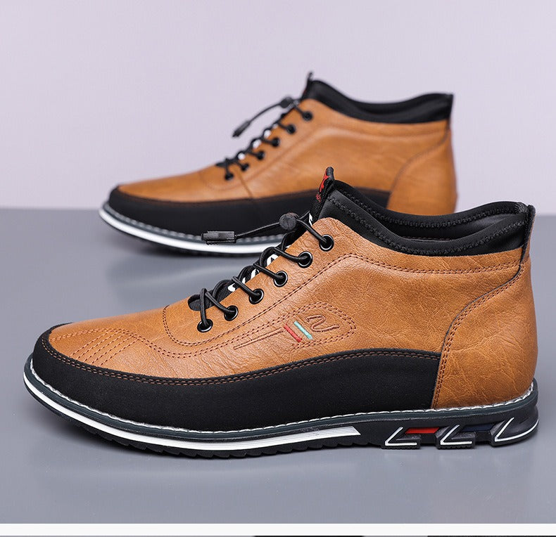 High-top Men's Casual Dress Orthopedic Dress Shoes（Upgraded）