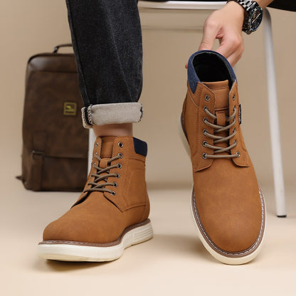 Daily Leather Comfy Orthopedic Boots - Bellkmart