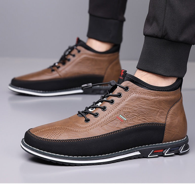 High-top Men's Casual Dress Orthopedic Dress Shoes（Upgraded）
