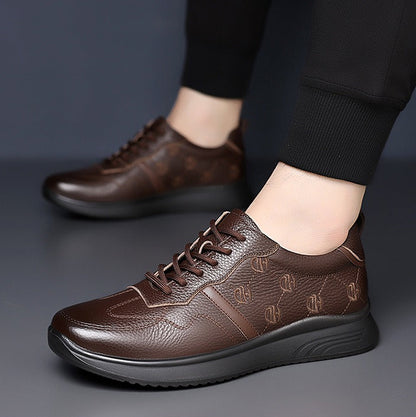 Autumn leather comfort sneakers - Bellkmart