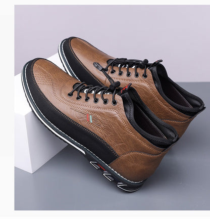 High-top Men's Casual Dress Orthopedic Dress Shoes（Upgraded）