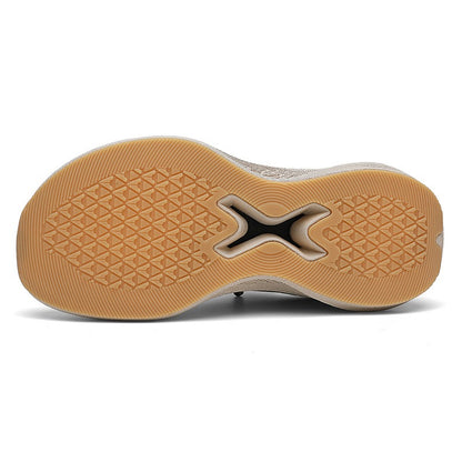 Wide Tox Box Comfy Leather Orthopedic Sneakers - Bellkmart