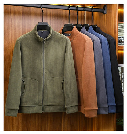 Warm stand-up collar outdoor sports jacket