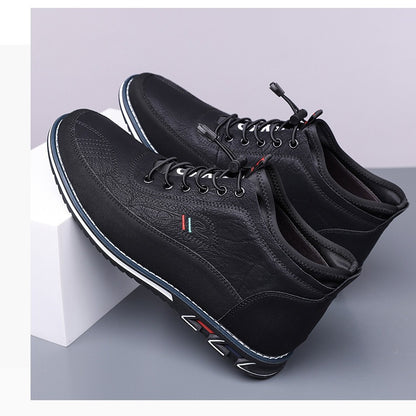 High-top Men's Casual Dress Orthopedic Dress Shoes（Upgraded）