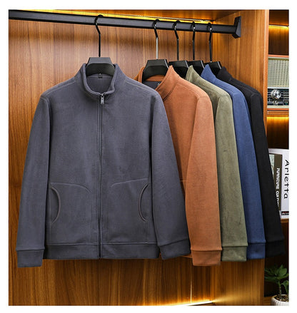 Warm stand-up collar outdoor sports jacket