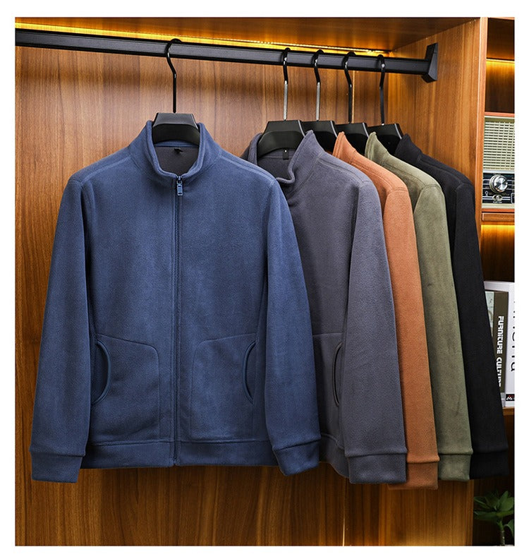 Warm stand-up collar outdoor sports jacket