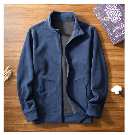 Warm stand-up collar outdoor sports jacket