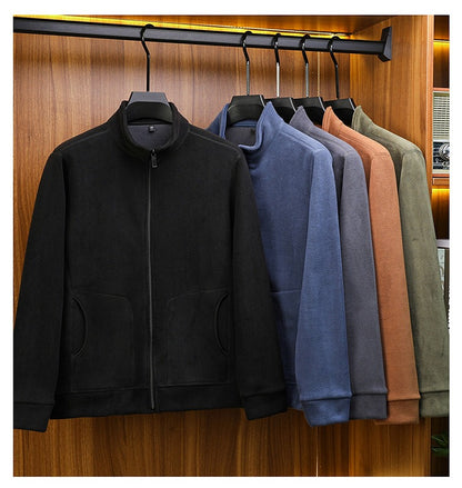 Warm stand-up collar outdoor sports jacket