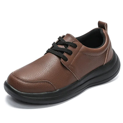 Comfortable orthopedic leather shoes