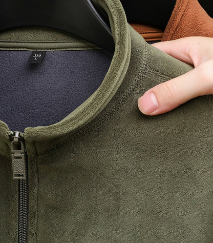 Warm stand-up collar outdoor sports jacket