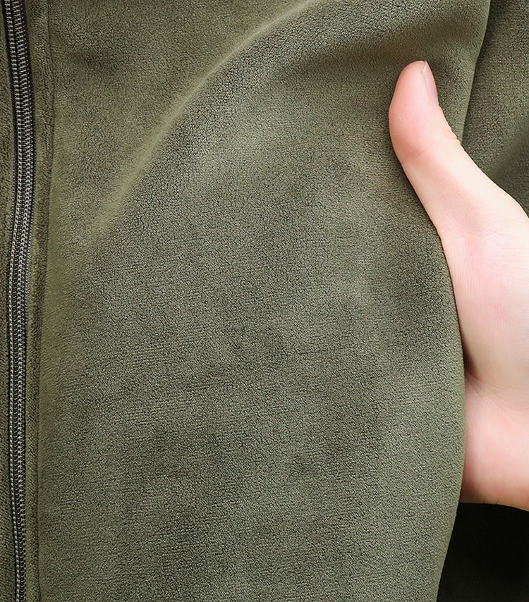 Warm stand-up collar outdoor sports jacket