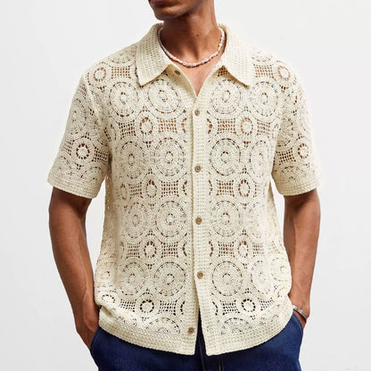 Luxe Crochet Shirt