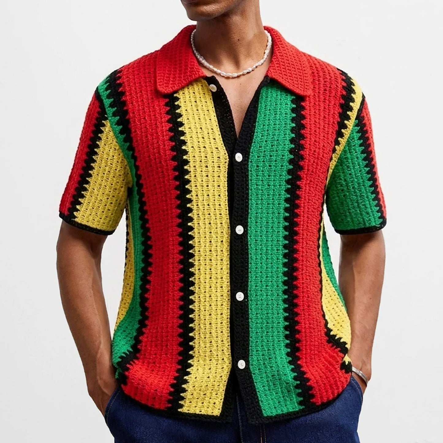 Vivid Knit Shirt