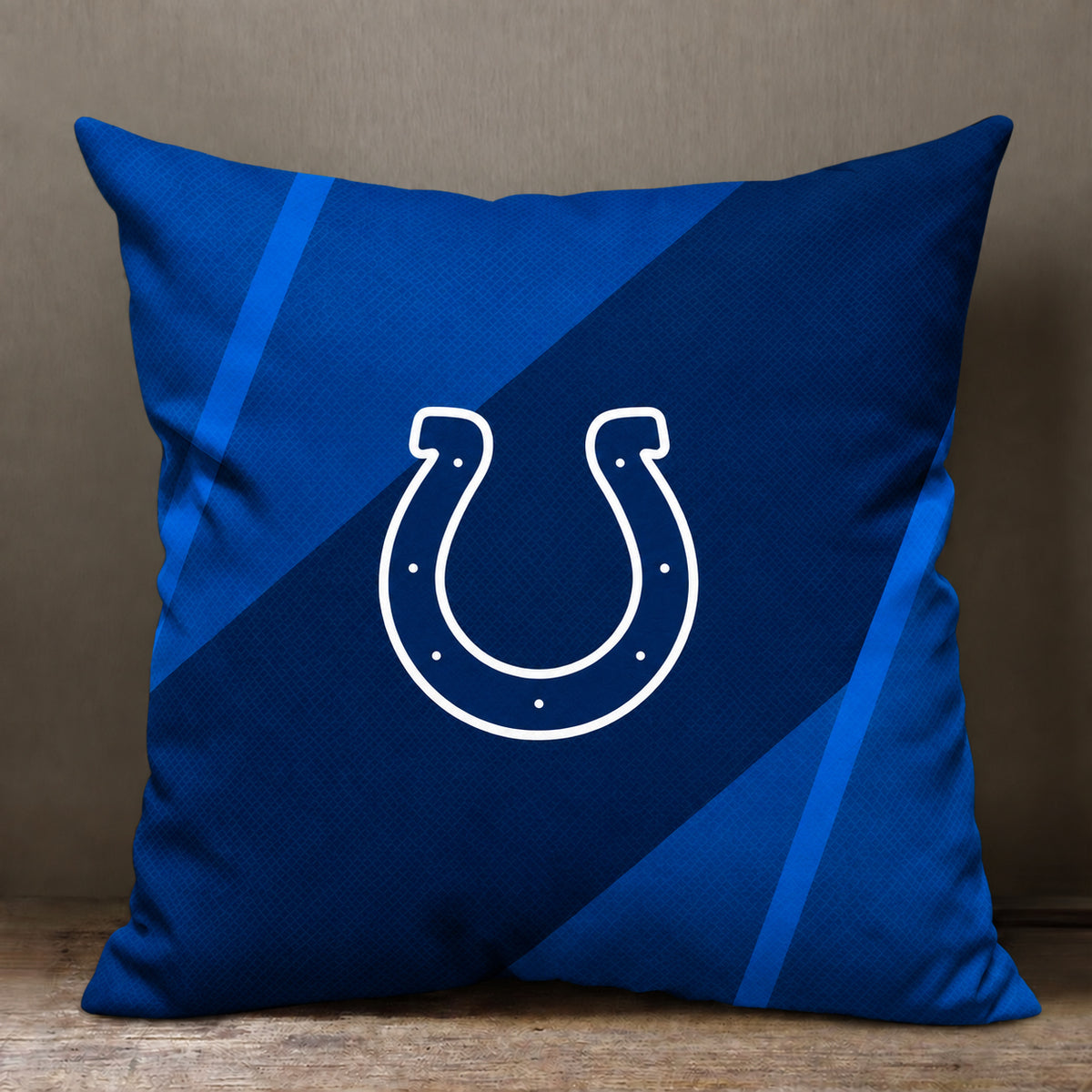 Indianapolis Colts sofa cushion cover showing the team graphic and patterned design