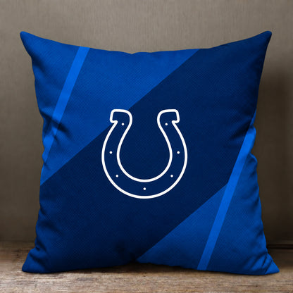 Indianapolis Colts sofa cushion cover showing the team graphic and patterned design