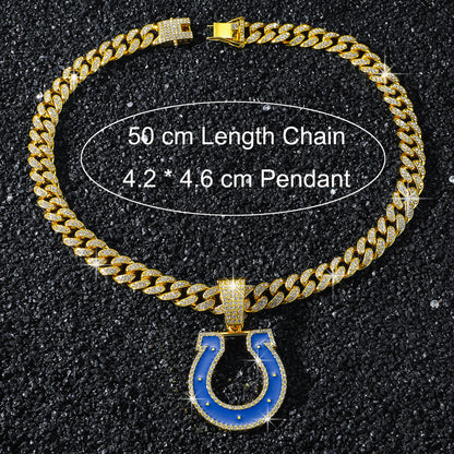 Indianapolis Colts necklace size guide