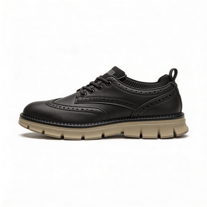Bellkmart Men's Autumn Breathable Sneakers Classic Orthopedic Sneakers - Black - Bellkmart