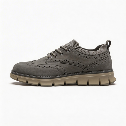 Bellkmart Men's Autumn Breathable Sneakers Classic Orthopedic Sneakers - Gray - Bellkmart