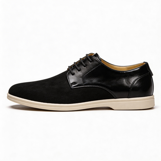 Suede and nubuck leather business shoes
